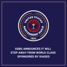 USBG ANNOUNCES IT WILL STEP AWAY FROM WORLD CLASS SPONSORED BY DIAGEO